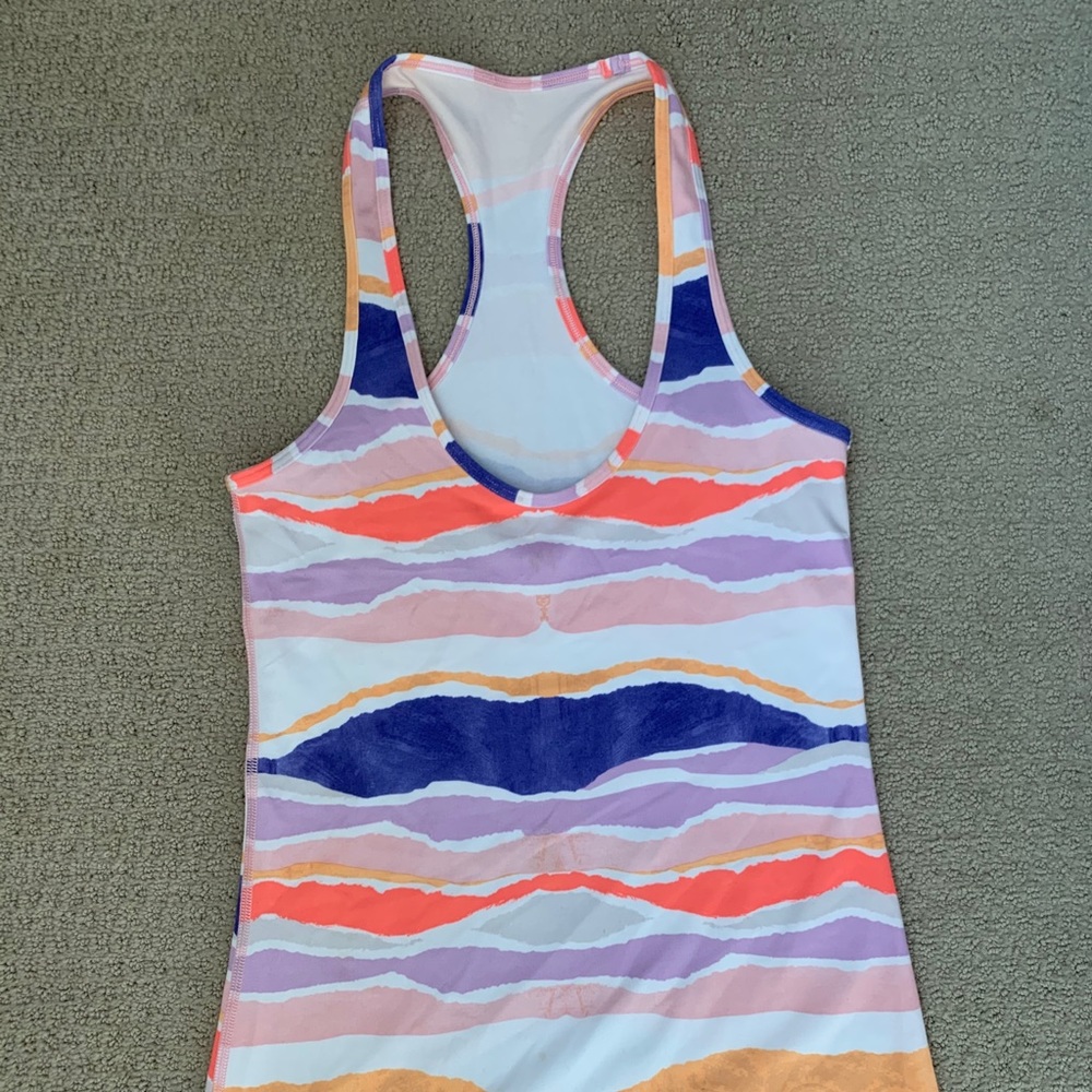 Lululemon tank size 4 multi color